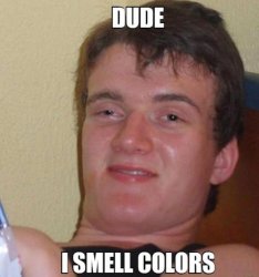 i smell colours Meme Template