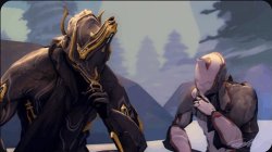 Warframe Excalibur and Umbra thinking Meme Template