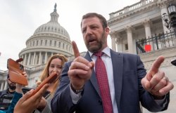 Markwayne Mullin Finger Pointing Already Meme Template