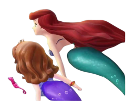 Ariel and Sofia Meme Template
