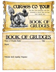 Book of Grudges Meme Template