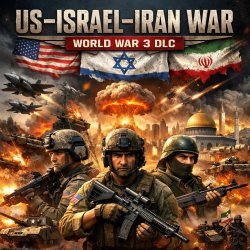 US–Israel–Iran War (World War 3 DLC) Meme Template