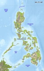The Philippines physical map Meme Template
