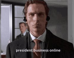 president business online Meme Template