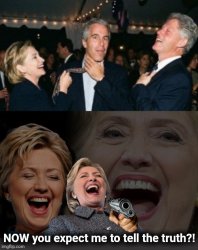Hillary strangled Epstein Meme Template