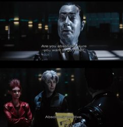 Ready player one are you absolutely sure you want to go here Meme Template