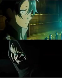 Kou Yamori scared Meme Template