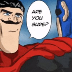 Are you sure Meme Template