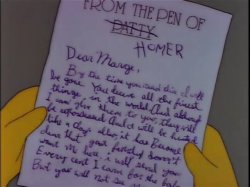 From The Pen of Homer Meme Template