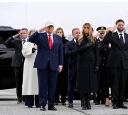 Trump saluting Dumbly Meme Template