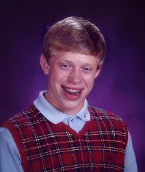 bad luck brian HD Meme Template