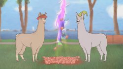 Llamas with hats Meme Template