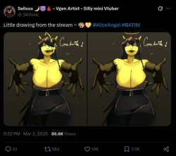 Freaky Alice Angel by Selissa Meme Template