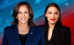 KAMALA AOC Meme Template