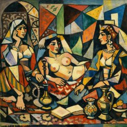 Les Femmes d'Alger (English: Women of Algiers) Meme Template