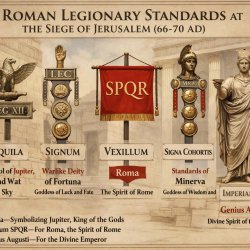 What was the Roman Legion MILITARY STANDARD symbols, flags, idol Meme Template