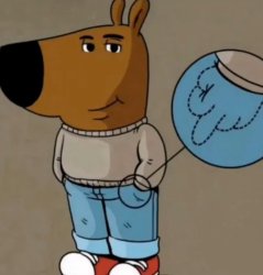 Not-so Chill Guy Meme Template