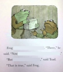 Frog and Toad Meme Template