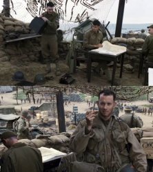 Saving Private Ryan - Captain with pencil Meme Template