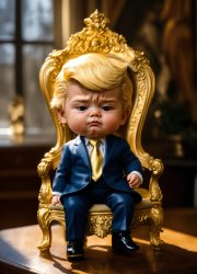 Trump baby child infant toddler immature snowflake thin-skinned Meme Template