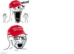 Wojak waow cry Meme Template