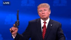 Trump gun Meme Template