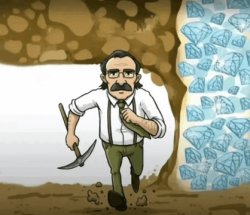 Mining Diamonds Meme Template