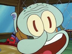 Róbalo Burbuja lanza a Calamardo Meme Template