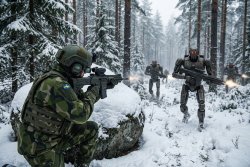 Swedish Armed Forces fights AI Meme Template