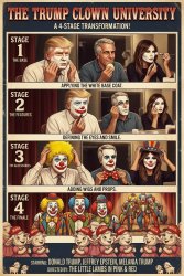 TRUMP CLOWN UNIVERSITY Meme Template