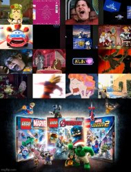 Live Action/Animated Heroes In LEGO Marvel Games Mod Vol.2 Meme Template