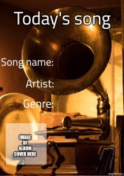 Today's song (severiteez version) Meme Template