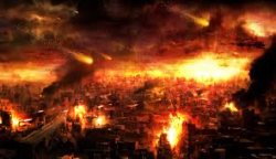 Burning city Meme Template