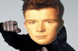 Rick Astley Punch Classic Meme Template