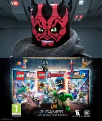 Darth Maul In LEGO Marvel Games Mod Meme Template