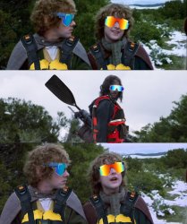 LOTR second breakfast rafting Meme Template