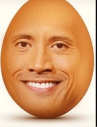 Dwayne The egg Johnson Meme Template