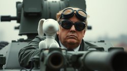 Trump tank Snoopy, candidate of peace, bringer of forever wars Meme Template