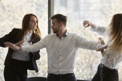 fight breakup Meme Template