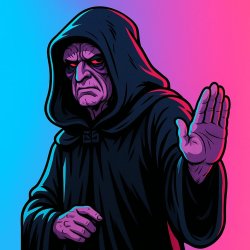 Robed Space Emperor No Hotline Bling Meme Template