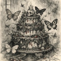 Butterflies, and a cake Meme Template