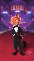 Nick Wilde Tux Meme Template