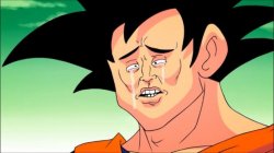 Crying Goku Meme Template
