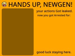 Hands up newgen Meme Template