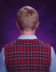 Backturned Brian Meme Template