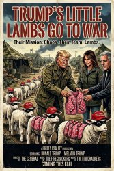 TRUMP'S LITTLE LAMBS GO TO WAR Meme Template