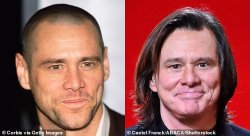 Jim Carrey before and after Meme Template