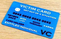 Victim Card Meme Template