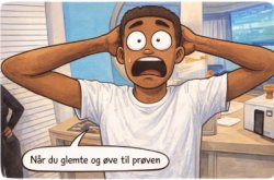 Glemte og øve Meme Template