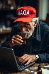 MAGA evil white man hat Trump Meme Template